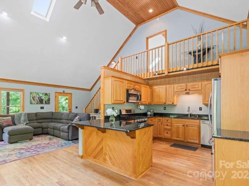 1645 Hickory Springs Road, Burnsville, NC 28714.  MLS# CAR4260205, YatesRealty ID 18810. Open floorplan