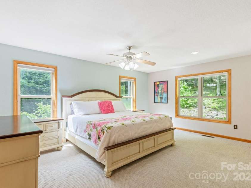 1645 Hickory Springs Road, Burnsville, NC 28714.  MLS# CAR4260205, YatesRealty ID 18810. Primary bedroom