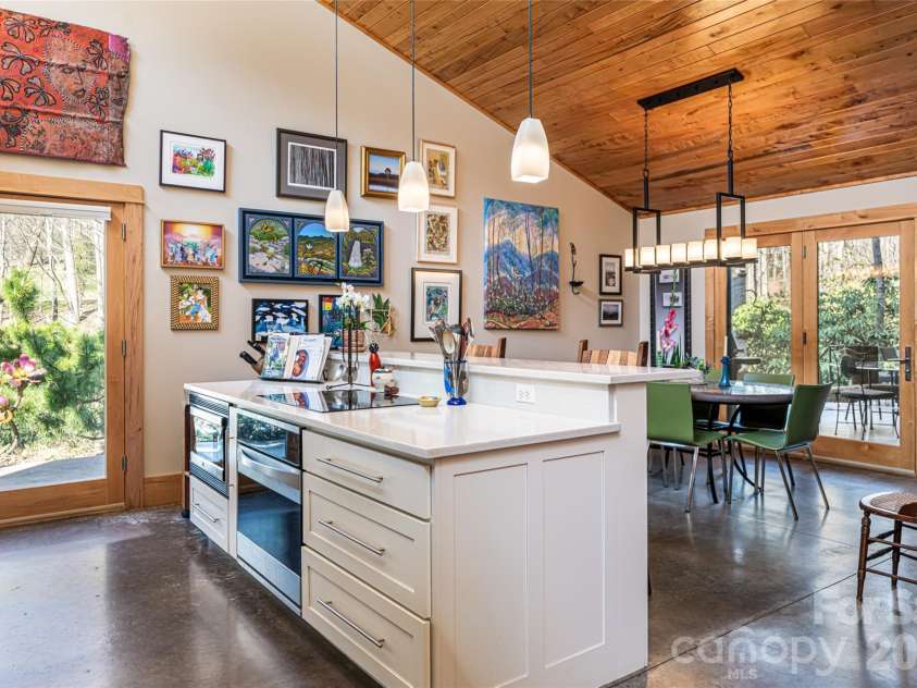 33 Robinson Creek Road, Asheville, NC 28803.  MLS# CAR4359892, YatesRealty ID 18816. Cosmos Quartz countertops 
