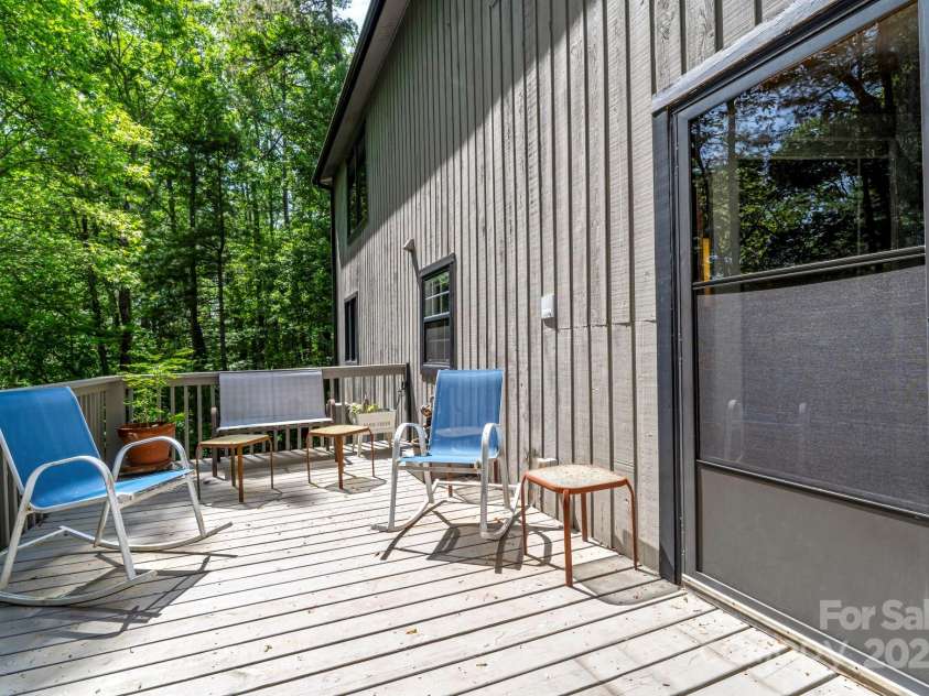 97 Ballantree Drive, Asheville, NC 28803.  MLS# CAR4231911, YatesRealty ID 18818. Spacious back deck for grilling, relaxing