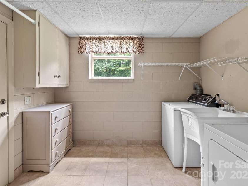 885 Roy Cline Road, Rockwell, NC 28138.  MLS# CAR4268618, YatesRealty ID 18819. Laundry room