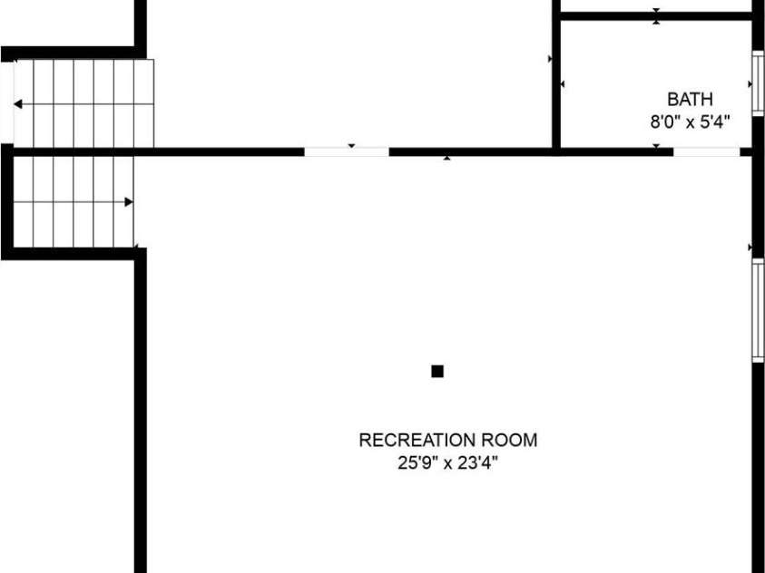 885 Roy Cline Road, Rockwell, NC 28138.  MLS# CAR4268618, YatesRealty ID 18819. Lower Floor Sketch