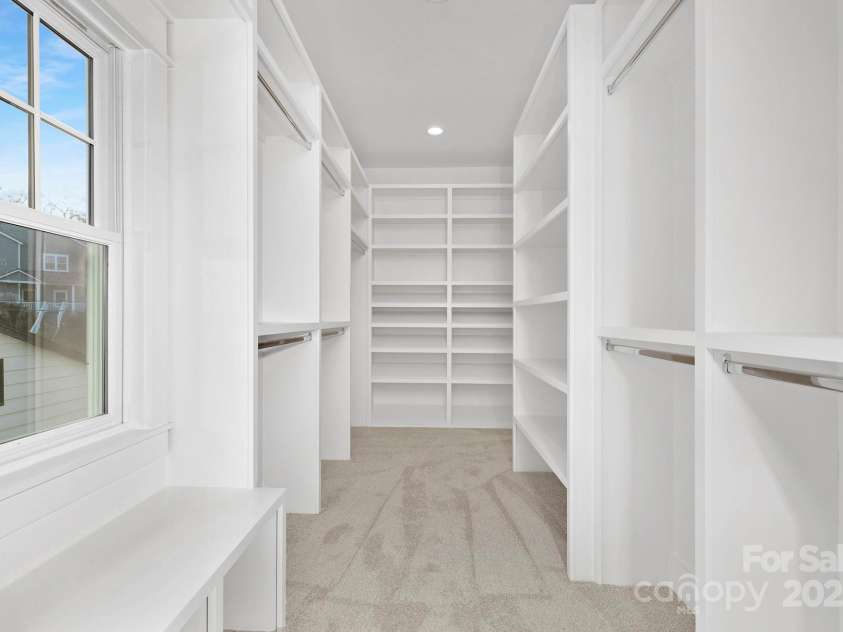 1817 Mint Street, Charlotte, NC 28203.  MLS# CAR4230999, YatesRealty ID 1882. Primary closet