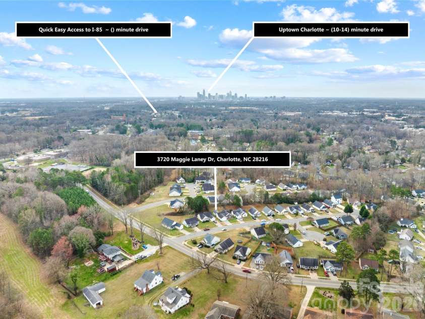 3720 Maggie Laney Drive, Charlotte, NC 28216.  MLS# CAR4353749, YatesRealty ID 18826. 