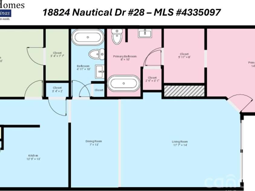18824 Nautical Drive, Cornelius, NC 28031.  MLS# CAR4335097, YatesRealty ID 18840. 