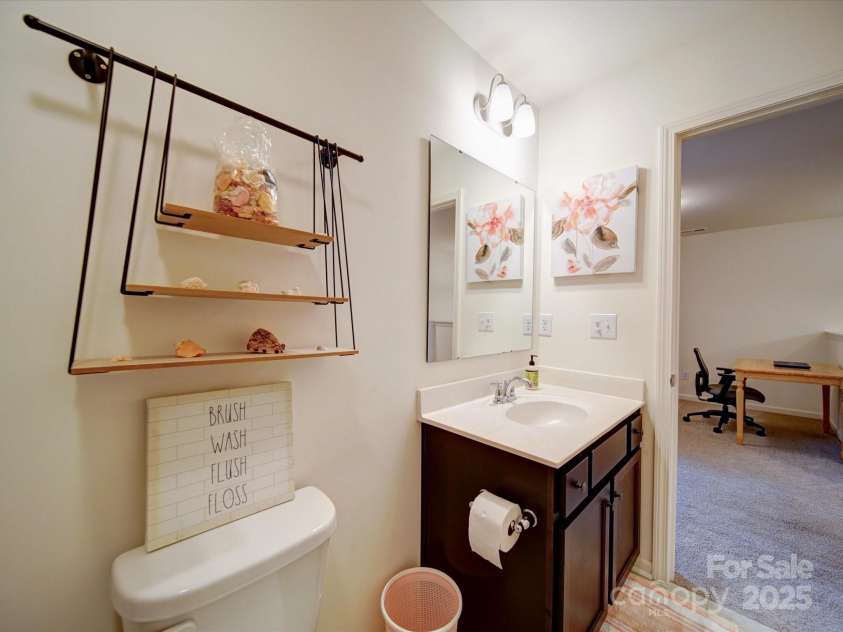 5121 Arbordale Way, Mount Holly, NC 28120.  MLS# CAR4269641, YatesRealty ID 18852. View of Vanity in Hall Guest Bath