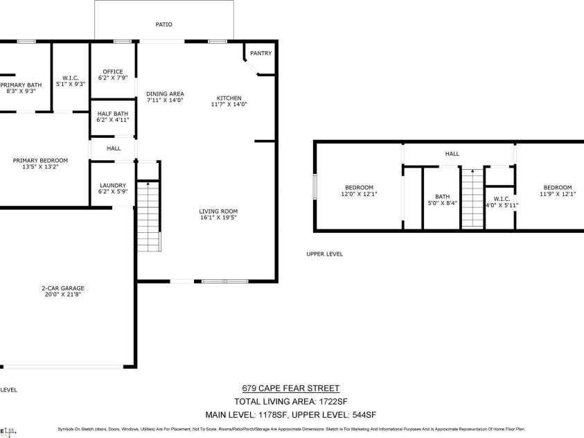 679 Cape Fear Street, Fort Mill, SC 29715.  MLS# CAR4265382, YatesRealty ID 18856. 