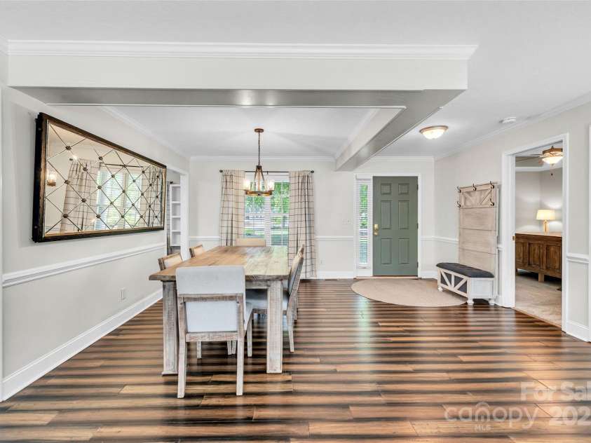 2005 Schofield Place, Salisbury, NC 28144.  MLS# CAR4263855, YatesRealty ID 18860. Dining room with wood flooring