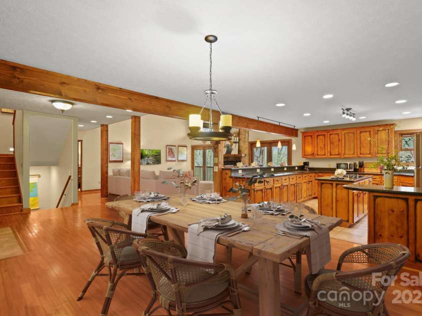 40 Ollis Ridge Lane, Elk Park, NC 28622.  MLS# CAR4268982, YatesRealty ID 18870. Virtually staged- these items do not come with the home