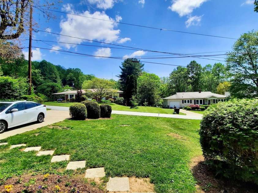 123 Longview Drive, Hendersonville, NC 28791.  MLS# CAR4254265, YatesRealty ID 18871. View from the porch