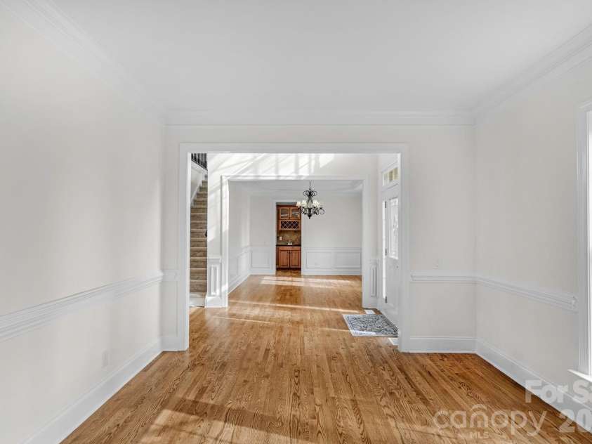 1300 Longleaf Court, Weddington, NC 28104.  MLS# CAR4306141, YatesRealty ID 18872. Across foyer
