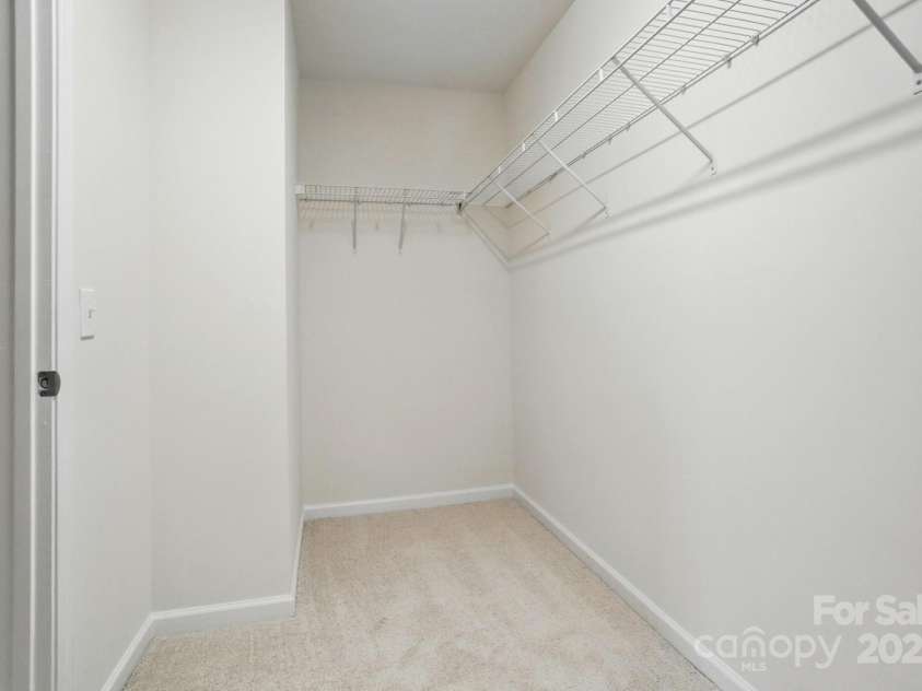 310 Rose Garden Court, Rock Hill, SC 29732.  MLS# CAR4202341, YatesRealty ID 18877. Large Walk in Closet off primary bedroom.