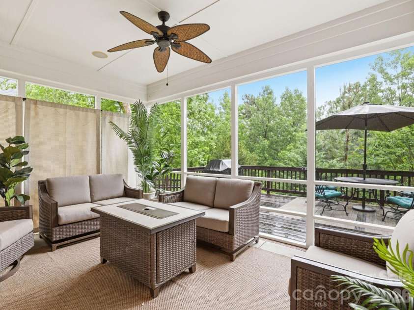 1177 Windsong Bay Lane, Tega Cay, SC 29708.  MLS# CAR4369095, YatesRealty ID 18879. Screened-in Porch