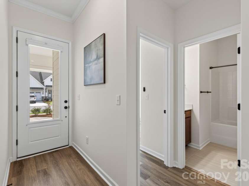 1338 Encore Lane, Waxhaw, NC 28173.  MLS# CAR4395212, YatesRealty ID 18890. Front Door Entrance 
