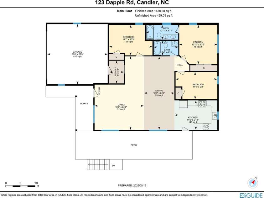 123 Dapple Road, Candler, NC 28715.  MLS# CAR4257282, YatesRealty ID 18892. Layout