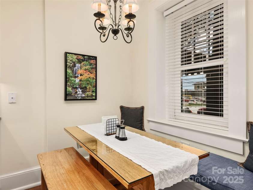 203 6th Avenue, Hendersonville, NC 28739.  MLS# CAR4288242, YatesRealty ID 18894. ...and the cozy dining nook!