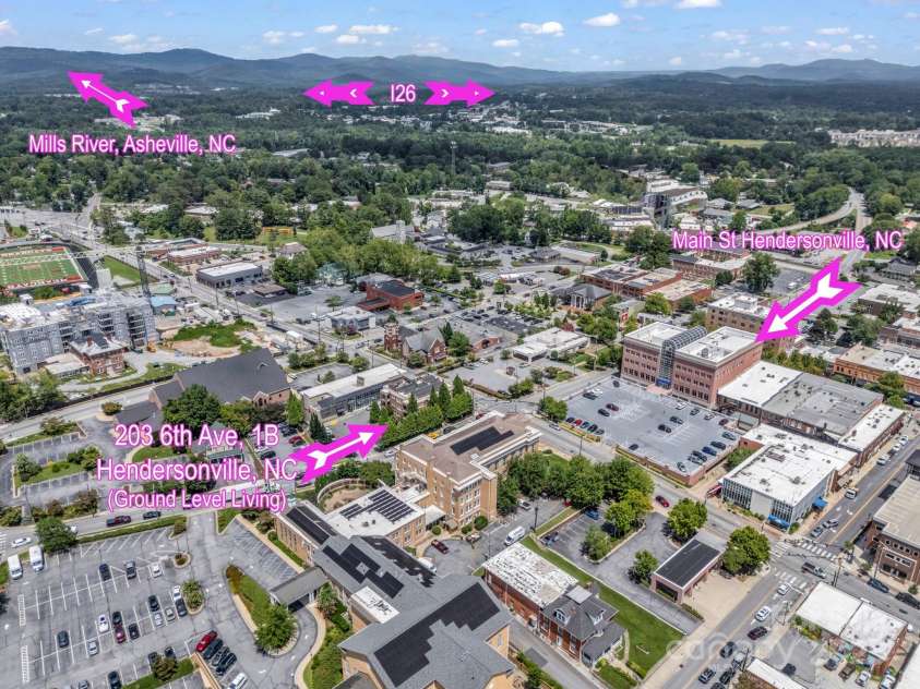 203 6th Avenue, Hendersonville, NC 28739.  MLS# CAR4288242, YatesRealty ID 18894. Sound proof barrier for all your privacy and quiet nights near downtown Hendersonville, 1 block to all you need!
