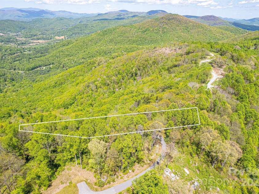 2 Laurel Ledge Way, Fletcher, NC 28732.  MLS# CAR4164145, YatesRealty ID 1891. Aerial View from east side