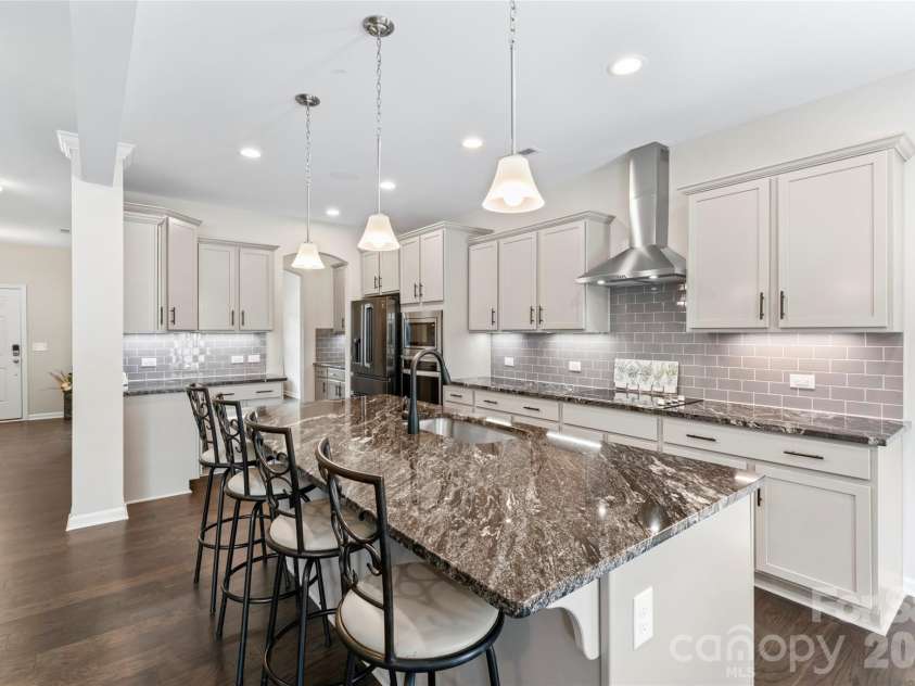 2014 Mcdonald Drive, Stanfield, NC 28163.  MLS# CAR4371123, YatesRealty ID 18913. Breakfast bar and huge island