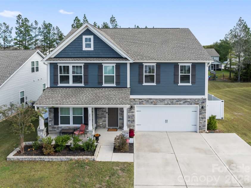 2014 Mcdonald Drive, Stanfield, NC 28163.  MLS# CAR4371123, YatesRealty ID 18913. Cul de sac location, extra wide driveway