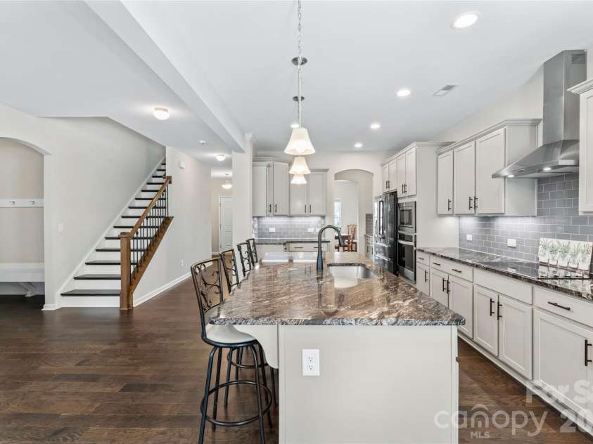 2014 Mcdonald Drive, Stanfield, NC 28163.  MLS# CAR4371123, YatesRealty ID 18913. View from Kitchen to Butlers Pantry