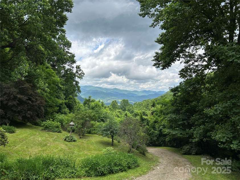 687 Willow Creek Road, Leicester, NC 28748.  MLS# CAR4269664, YatesRealty ID 18921. View from the front porch.