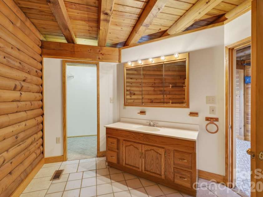5981 Johnson Road, Clover, SC 29710.  MLS# CAR4358157, YatesRealty ID 18926. Vanity and sink area for Primary bathroom