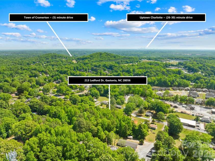 213 Ledford Drive, Gastonia, NC 28056.  MLS# CAR4368489, YatesRealty ID 18930. 