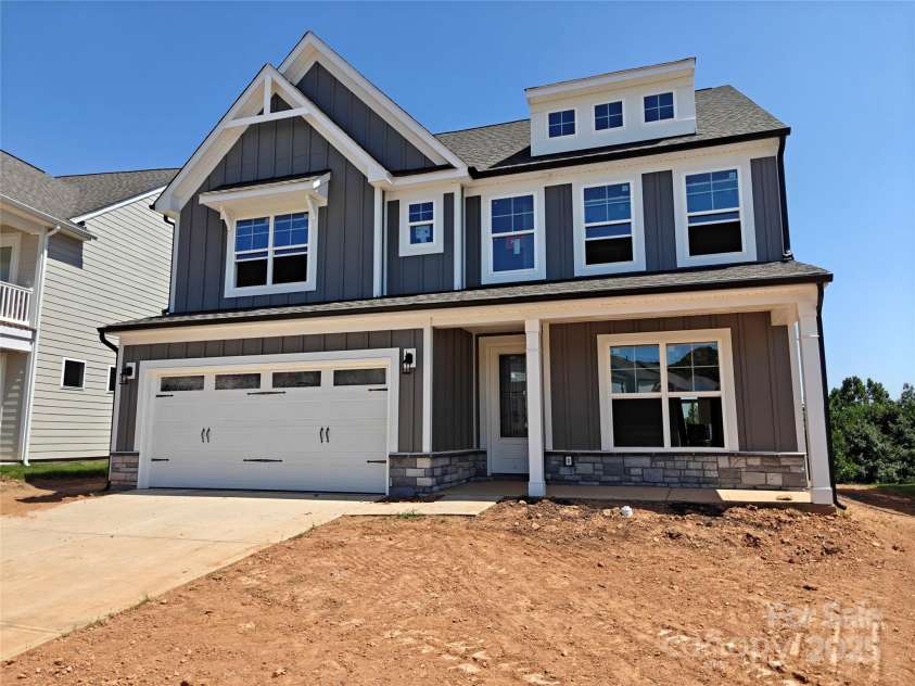 132 Longwood Road, Mooresville, NC 28115.  MLS# CAR4239532, YatesRealty ID 18934. Homesite 49 features a Davidson V floorplan with front load garage.