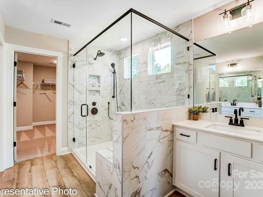 132 Longwood Road, Mooresville, NC 28115.  MLS# CAR4239532, YatesRealty ID 18934. Primary Bath will feature Luxury Shower