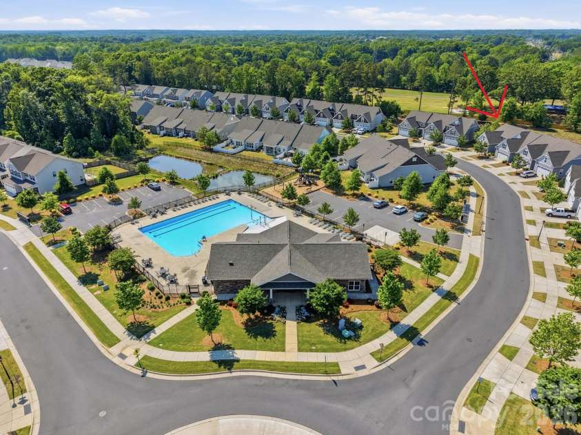 1152 Harkey Creek Drive, Monroe, NC 28110.  MLS# CAR4374028, YatesRealty ID 18939. Location of home to amenities