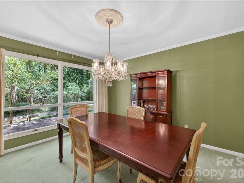 7412 Timber Ridge Drive, Mint Hill, NC 28227.  MLS# CAR4374270, YatesRealty ID 18940. Dining Room
