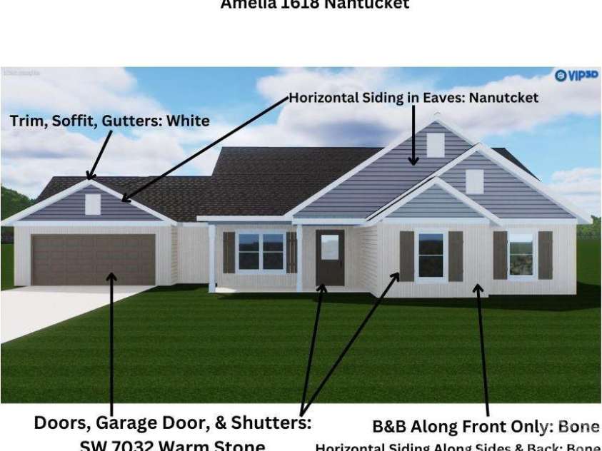 6154 Lowder Road, Salisbury, NC 28147.  MLS# CAR4141139, YatesRealty ID 18944. Exterior Color Selections