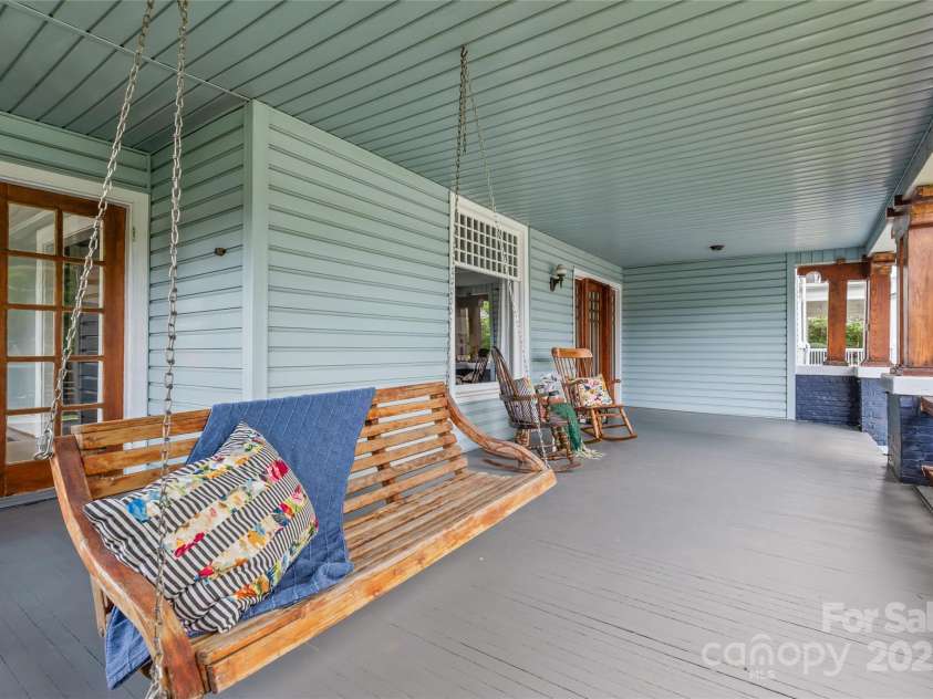 319 Oakland Street, Gastonia, NC 28052.  MLS# CAR4257720, YatesRealty ID 18955. Wraparound Covered Front Porch