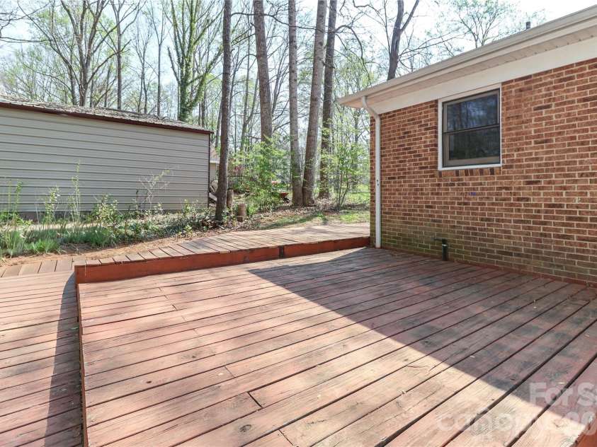 753 Stoney Lane, Statesville, NC 28625.  MLS# CAR4358635, YatesRealty ID 18956. Back deck