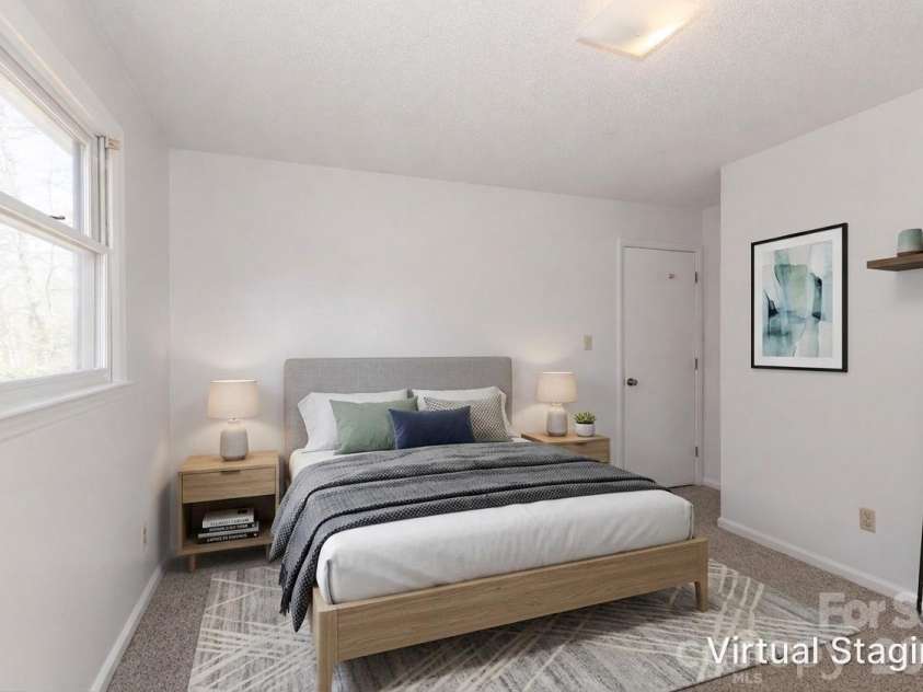 753 Stoney Lane, Statesville, NC 28625.  MLS# CAR4358635, YatesRealty ID 18956. Virtually staged Bedroom 2