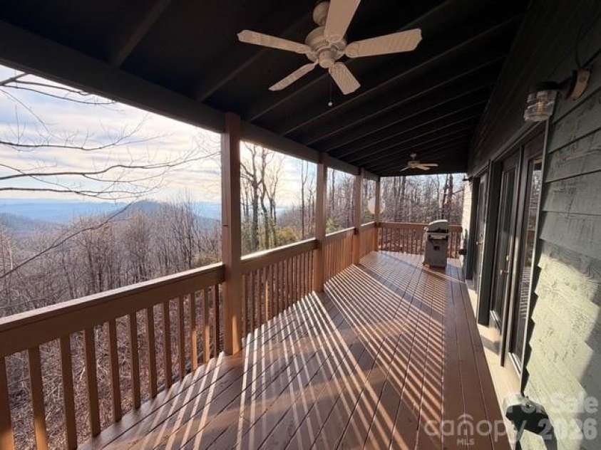 2329 Pinnacle Parkway, Union Mills, NC 28167.  MLS# CAR4250826, YatesRealty ID 18962. Rear deck with endless long range views