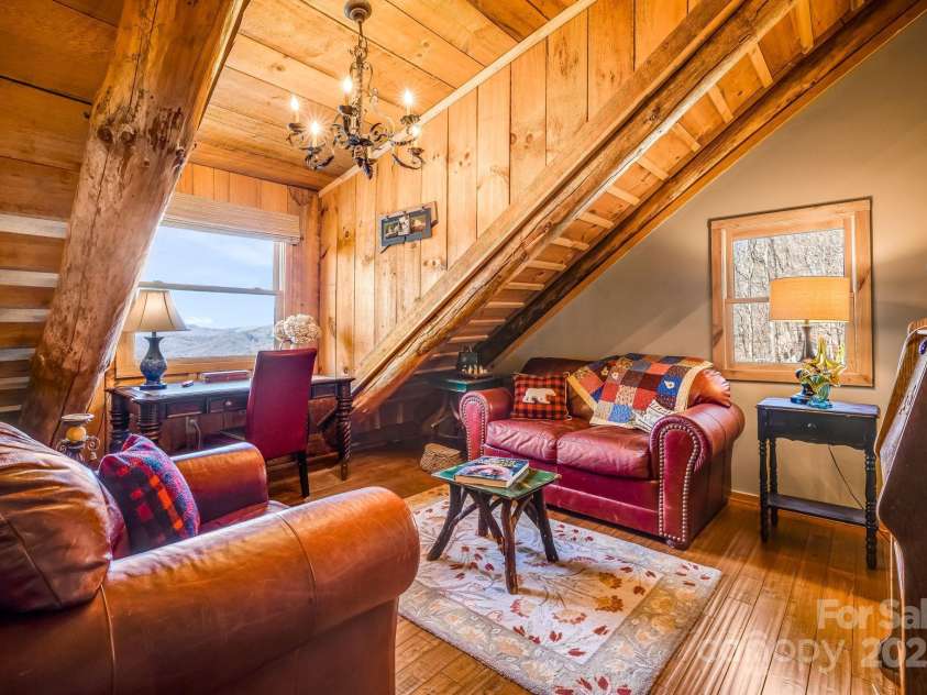 1873 El Miner Drive, Mars Hill, NC 28754.  MLS# CAR4251869, YatesRealty ID 18968. Upper level loft area.