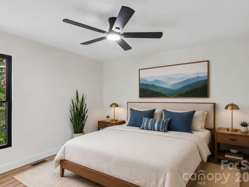 124 Main Street, Mars Hill, NC 28754.  MLS# CAR4375726, YatesRealty ID 18973. Virtually Staged Bedroom 2