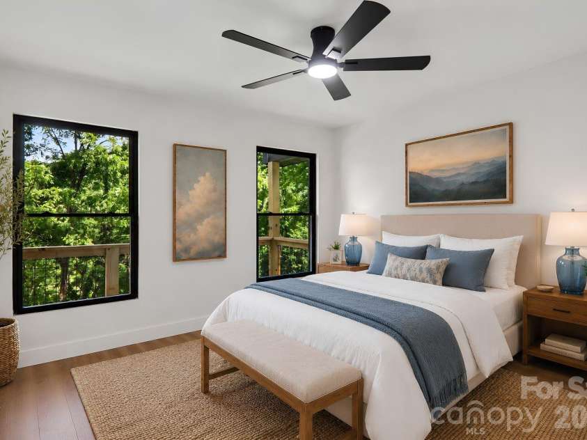 124 Main Street, Mars Hill, NC 28754.  MLS# CAR4375726, YatesRealty ID 18973. Virtually Staged Bedroom 3