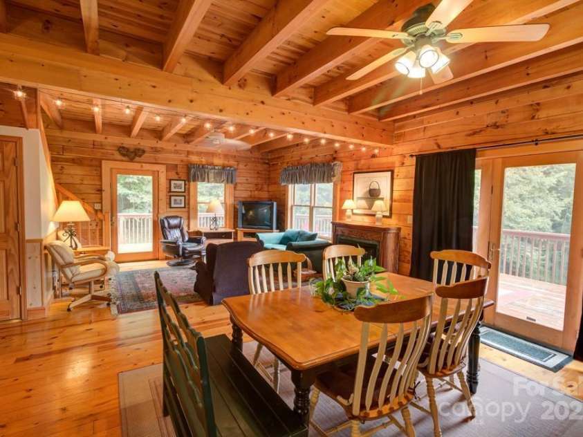 8020 Meadow Fork Road, Hot Springs, NC 28743.  MLS# CAR4306581, YatesRealty ID 1898. Main Lodge