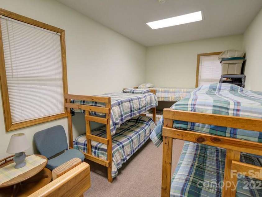 8020 Meadow Fork Road, Hot Springs, NC 28743.  MLS# CAR4306581, YatesRealty ID 1898. Multipurpose building bunk room