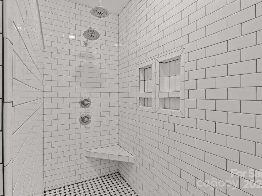 213 Genesis Place, Cleveland, NC 27013.  MLS# CAR4262619, YatesRealty ID 18984. Full tile shower in primary bathroom