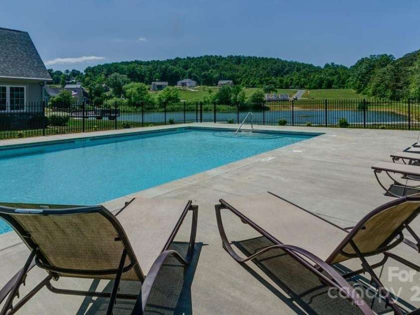 423 Blacksmith Run Drive, Hendersonville, NC 28792.  MLS# CAR4245571, YatesRealty ID 18989. Beautiful Clubhouse pool.