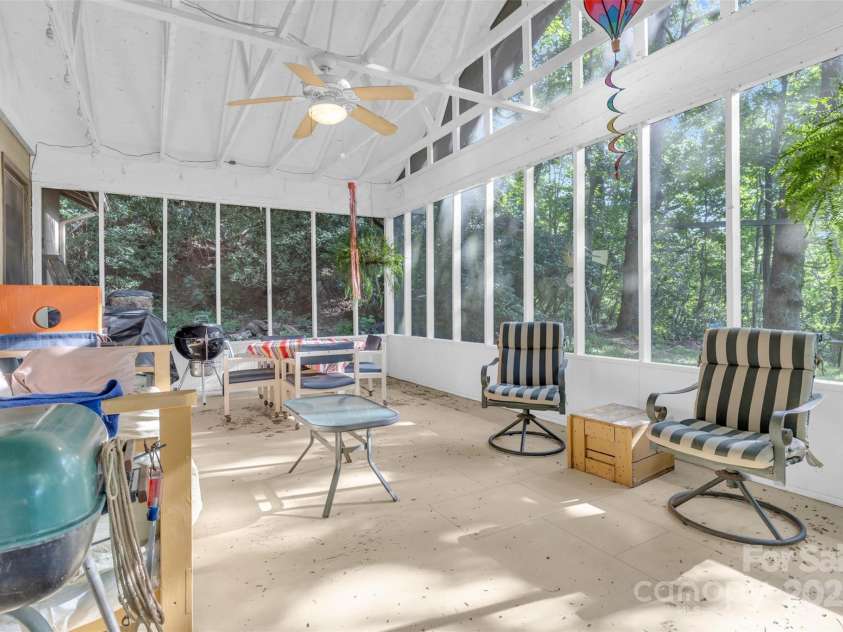 3605 Skyuka Mountain Road, Columbus, NC 28722.  MLS# CAR4289447, YatesRealty ID 1901. Screened Porch