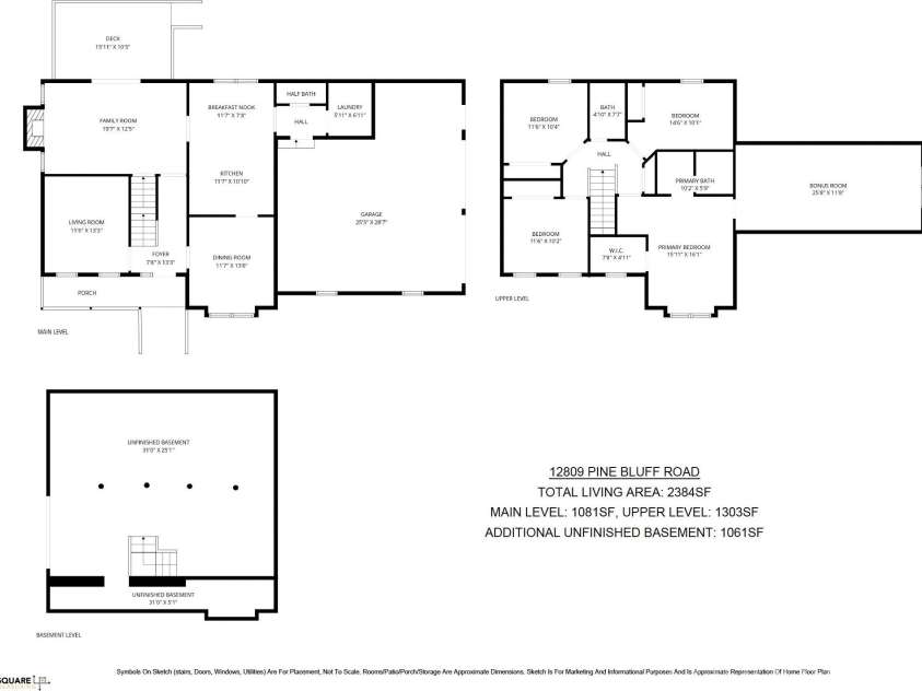 12809 Pine Bluff Road, Midland, NC 28107.  MLS# CAR4374117, YatesRealty ID 19012. 
