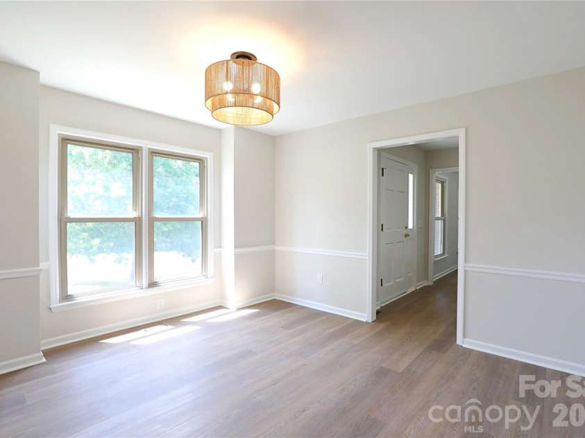 12809 Pine Bluff Road, Midland, NC 28107.  MLS# CAR4374117, YatesRealty ID 19012. Dining Room overlooks expansive front yard.