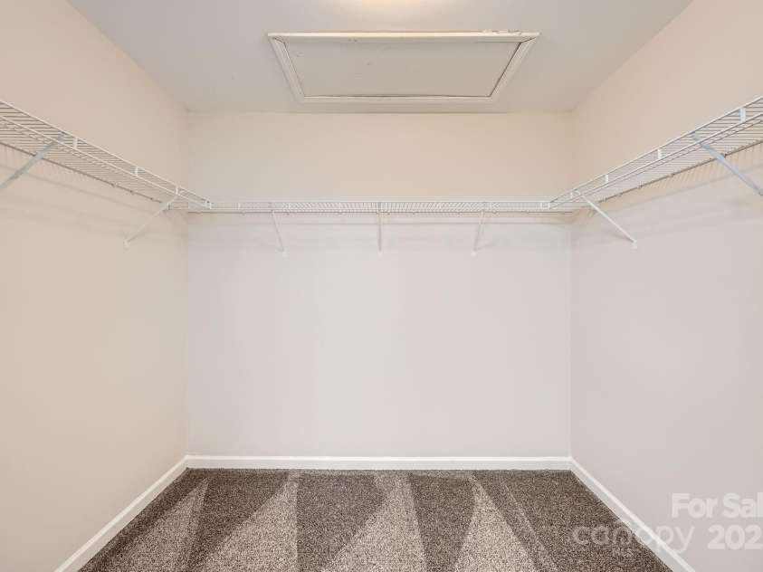 2327 Glenway Trail Court, Pineville, NC 28134.  MLS# CAR4257828, YatesRealty ID 19017. Primary Bedroom closet