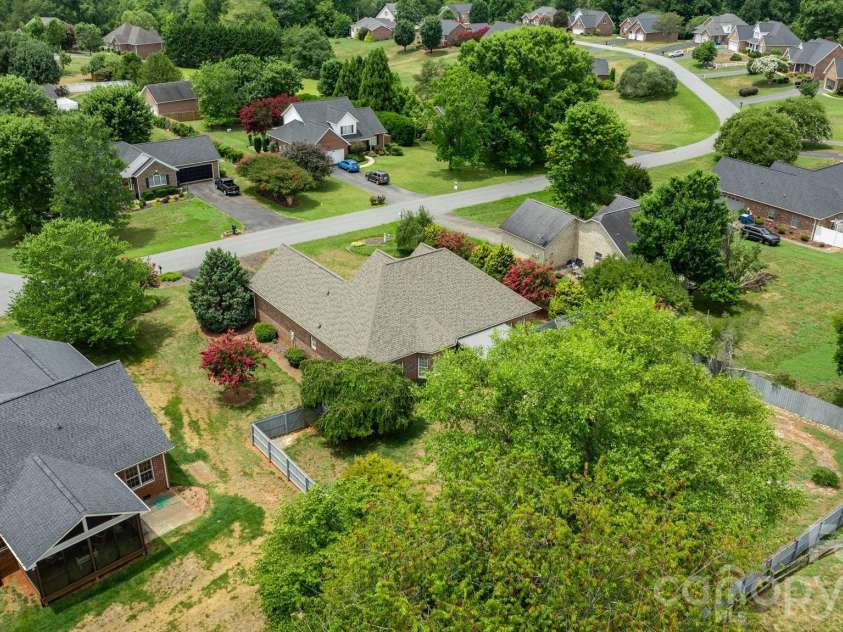 3992 Brickfield Street, Hickory, NC 28602.  MLS# CAR4402540, YatesRealty ID 19026. Aerial View