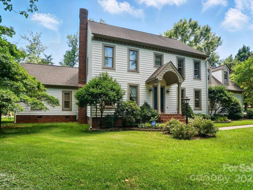 1295 Patterson Street, China Grove, NC 28023.  MLS# CAR4257522, YatesRealty ID 19033. Mature Landscaping & Trees